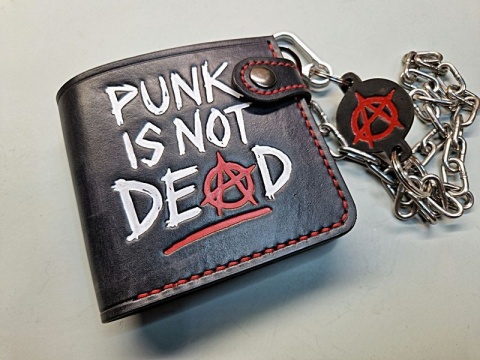PORTFEL MĘSKI Punk is not dead